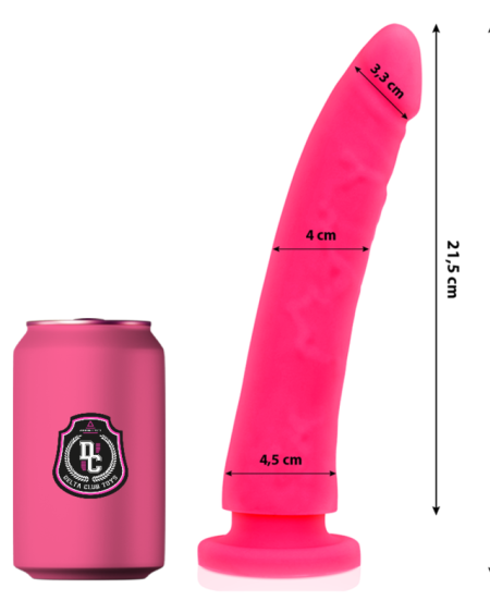 DELTA CLUB - TOYS GODE MÉDICAL ROSE EN SILICONE 23 CM -O- 4.5 CM