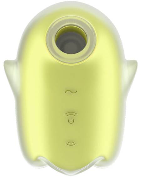 SATISFYER - GLOWING GHOST AIR PULSE  VIBRADOR AMARILLO