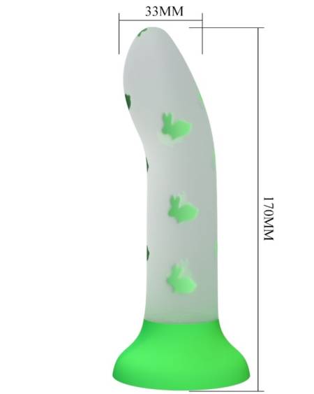 PRETTY LOVE - GODE MAGIQUE NIGHTFALL SANS VIBRATION VERT LUMINEUX