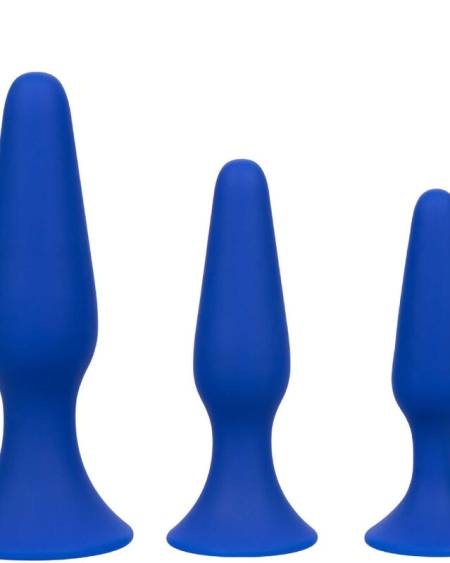 CALEXOTICS - ADMIRAL KIT 3 PLUG ANAL BLEU