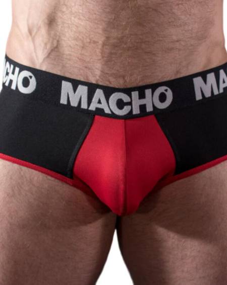 MACHO - MS26N SLIP NEGRO/ROJO S