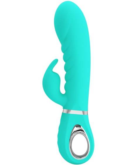 PRETTY LOVE - VIBRATEUR MULTIFONCTION G-SPOT PRESCOTT VERT AQUA