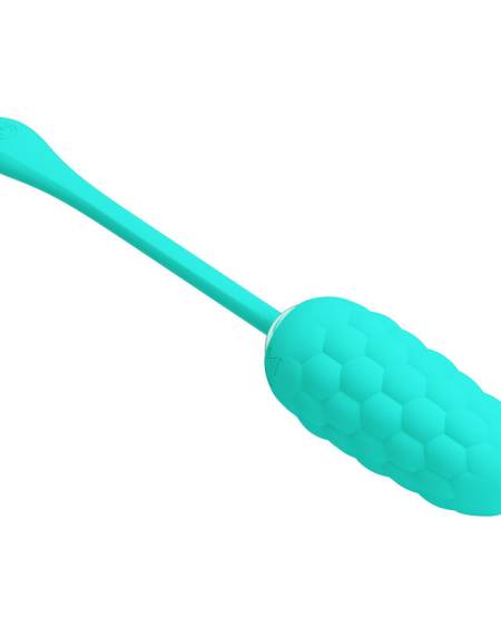 PRETTY LOVE - OEUF VIBRANT  TEXTURE MARINE RECHARGEABLE AQUA GREEN