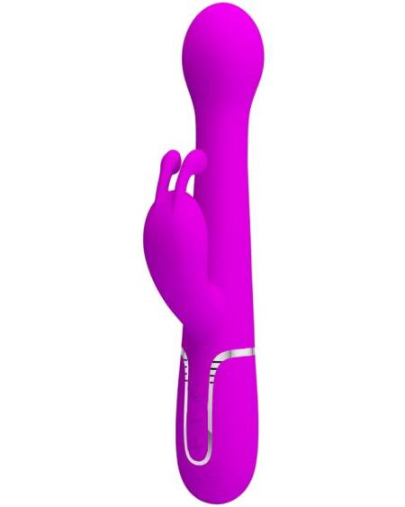 PRETTY LOVE - VIBRATEUR DEJON RABBIT 3 EN 1 MULTIFONCTION VIOLET