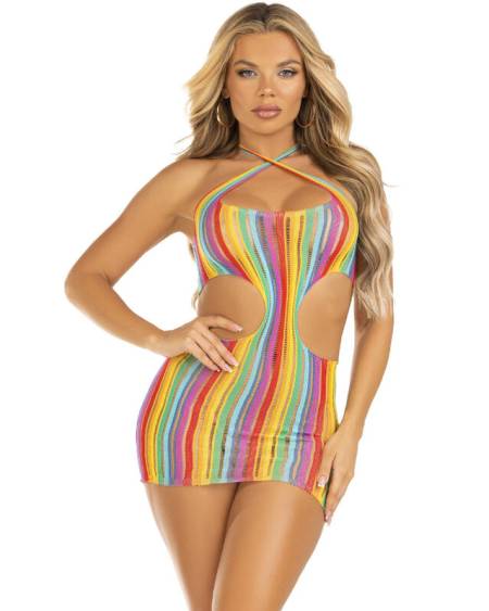 LEG AVENUE - ROBE MULTICOLORE