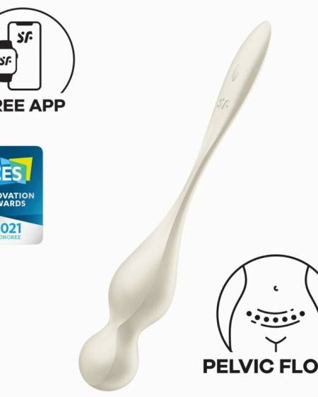 SATISFYER - BALLES VIBRANTES DE KEGEL LOVE BIRDS BLANCHES