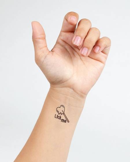 SECRET PLAY - ENSEMBLE DE 10 TATOUAGES TEMPORAIRES CANDY COLLECTION