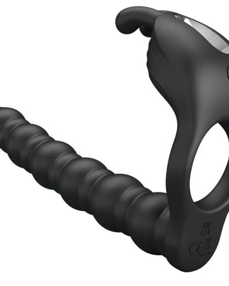 PRETTY LOVE - BLACKNEY ANNEAUX PÉNIS AVEC PLUG VIBRATEUR