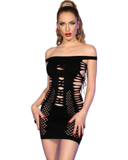 CHILIROSE - CR 4711 VESTIDO NEGRO S/M
