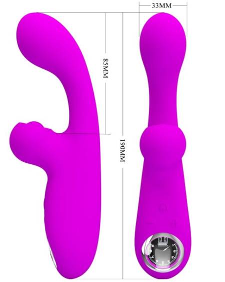PRETTY LOVE - SKYLAR VIBRATEUR STIMULATEUR VIOLET