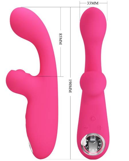 PRETTY LOVE - SKYLAR VIBRATEUR STIMULATEUR ROSE