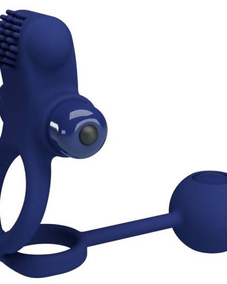 PRETTY LOVE - REMINGTON DOUBLE ANNEAU VIBRANT AVEC PLUG BLEU