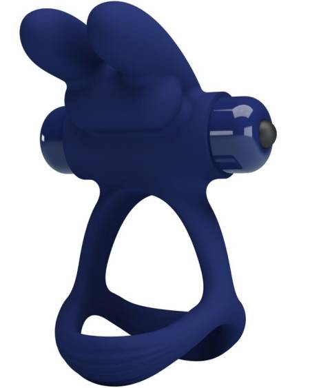 PRETTY LOVE - FRANCISCO DOUBLE ANNEAU VIBRANT LAPIN BLEU