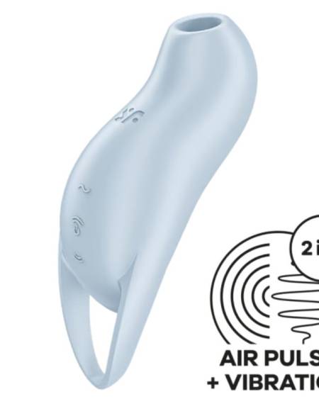 SATISFYER - POCKET PRO 1 STIMULATEUR DE CLITORIS BLEU CLAIR