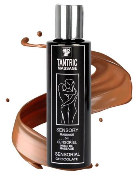 EROS-ART - HUILE DE MASSAGE TANTRIQUE NATURELLE ET APHRODISIAQUE AU CHOCOLAT 100 ML