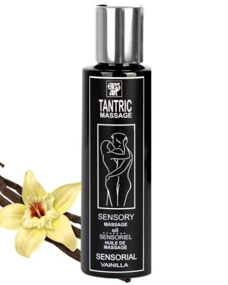 EROS-ART - HUILE DE MASSAGE TANTRIQUE NATURELLE ET VANILLE APHRODISIAQUE 100 ML