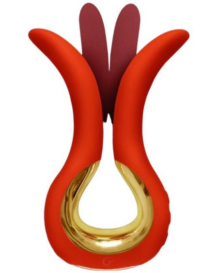 G-VIBE - GVIBE MAXI VIBRATEUR À DEUX EMBOUTS FLEXIBLES CORAIL