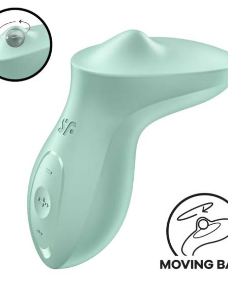 SATISFYER - VIBRATEUR EXCITERRR À POSER SUR LE CLITORIS MENTHE