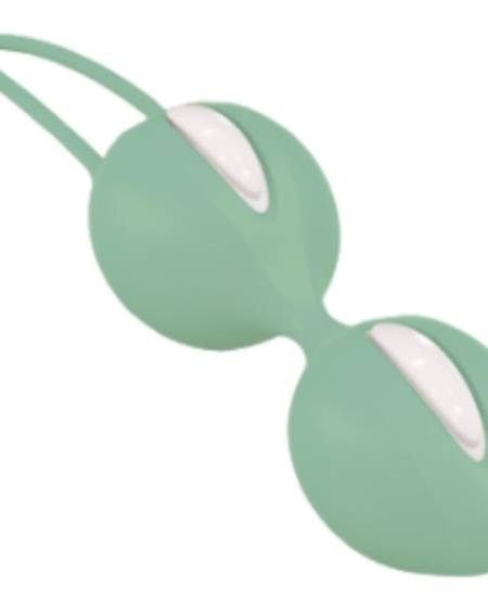 FUN FACTORY - SMARTBALLS DUO BOULES PELVIENNES BLANC / PISTACHE