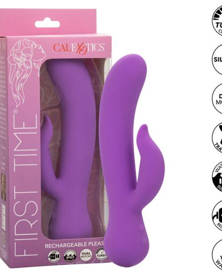 CALEXOTICS - FIRST TIME VIBRATEUR PLEASER RECHARGEABLE VIOLET