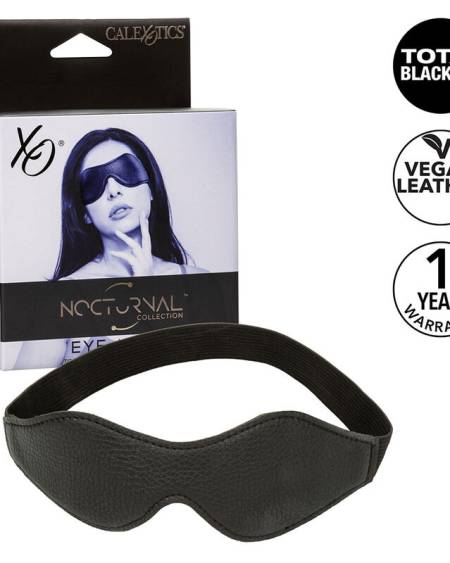 CALEXOTICS - NOCTURNAL MASQUE POUR LES YEUX EN CUIR PVC NOIR