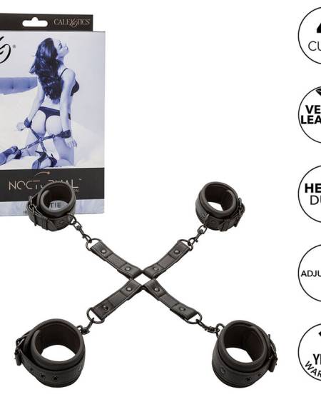 CALEXOTICS - NOCTURNAL CONNECTEUR TIE HOG CUERO AJUSTABLE NOIR