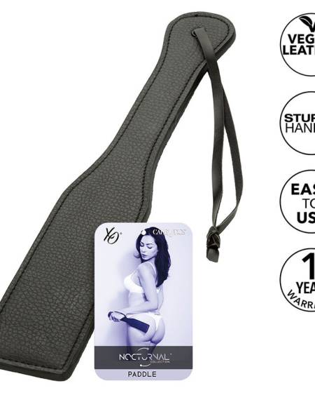 CALEXOTICS - NOCTURNAL PADDLE EN CUIR NOIR