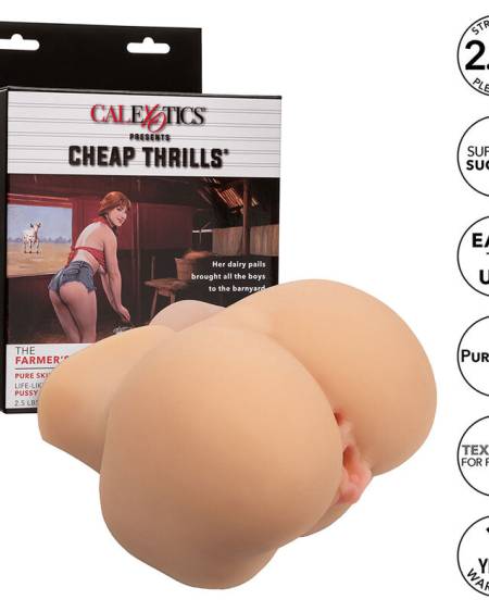 CALEXOTICS - LA FILLE DU FERMIER DOUBLE MASTURBATEUR RÉALISTE CHAIR