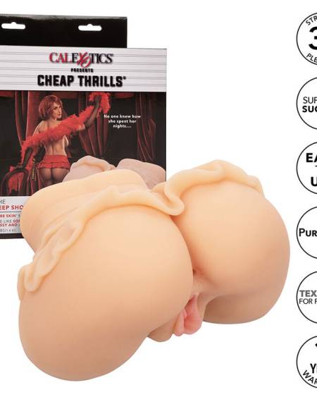 CALEXOTICS - THE PEEP SHOW GIRL DOUBLE MASTURBATEUR RÉALISTE CHAIR