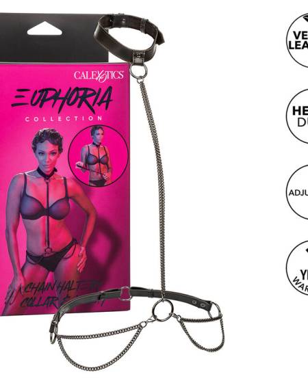CALEXOTICS - EUPHORIA COLLIER ET LAISSE CHAINE