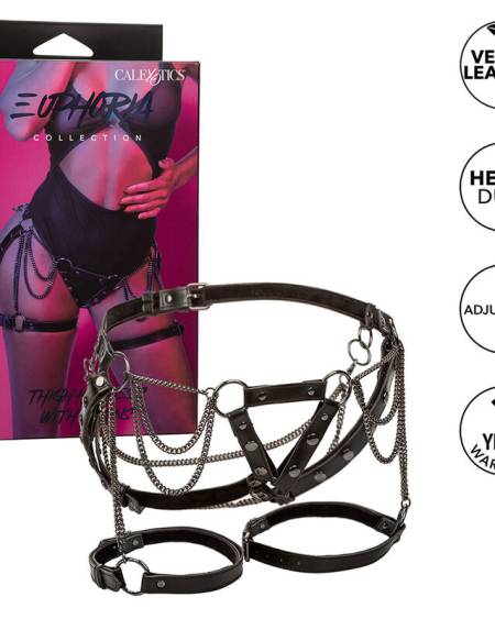 CALEXOTICS - EUPHORIA HARNAIS DE CUISSE MULTICHAÎNES PREMIUM