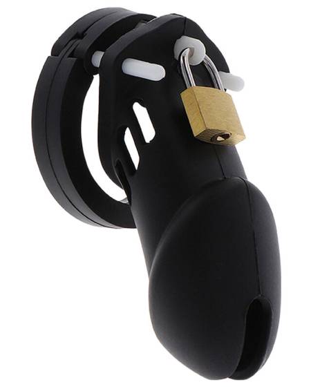 HIDDEN DESIRE - EXTREME CAGE DE CHASTETÉ SILICONE TAILLE L NOIR