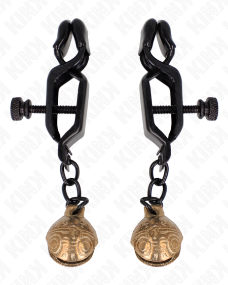 KINK - PINCES À METELONS STYLE CLOCHE NOIR 7 CM