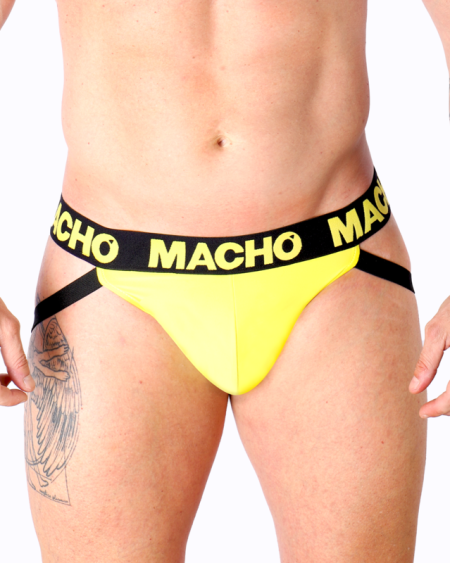 MACHO - MX25A JOCK AMARILLO LYCRA S