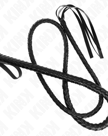 KINK - FOUET LONG SERPENT NOIR 210 CM