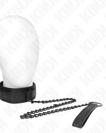 KINK - COLLIER DE BONDAGE EN NÉOPRÈNE MODÈLE 2 AVEC CEINTURE 78 CM RÉGLABLE 37,5 X 49,5 CM