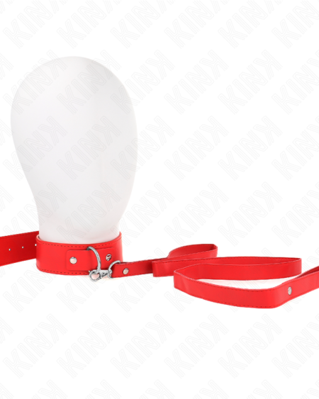 KINK - COLLIER AVEC CEINTURE 116 CM BRACELET ROJO AJUSTABLE 32-50 CM X 8 CM