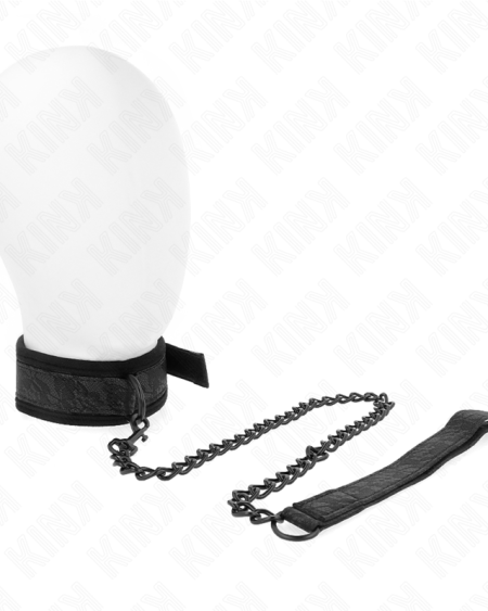 KINK - COLLIER MODÈLE BASIC AVEC LAISSE 77 CM MODÈLE 5 AJUSTABLE 34-54 CM X 5 CM