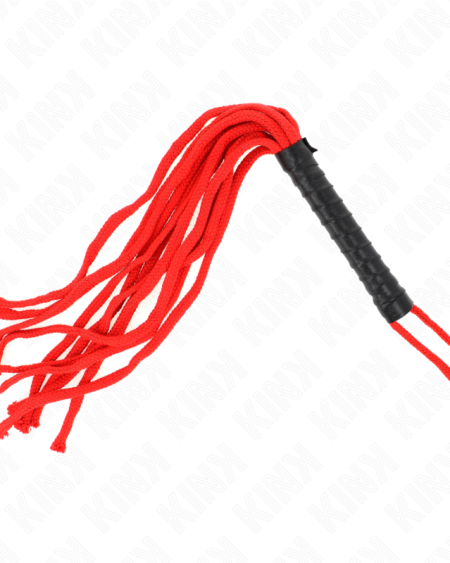 KINK - FOUET CORDE ROJO 56 CM