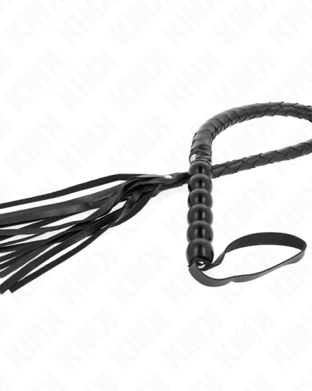 KINK - FOUET SERPENT EN PERLES 80 CM