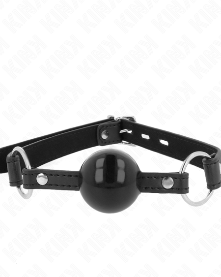 KINK - BÂTON TPE BALLE 4 CM AVEC SERRURE NOIRE 60 x 2 CM