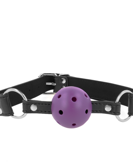 KINK - BALLE RESPIRANTE 4 CM BAG AVEC DOUBLE RIVET VIOLET 62,5 x 2,5 CM AJUSTABLE 42-58 CM