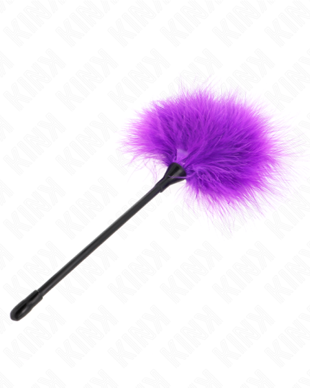 KINK - PLUMES TICKLE VIOLES UTILISÉES POUR LE KIT BONDAGE 27 CM