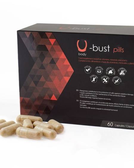 500 COSMETICS - U-BUST CAPSULES D'AUGMENTATION MAMMAIRE - 60 CAPSULES