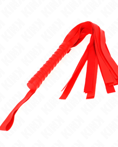 KINK - Fouet à queue large rouge 48,5 CM