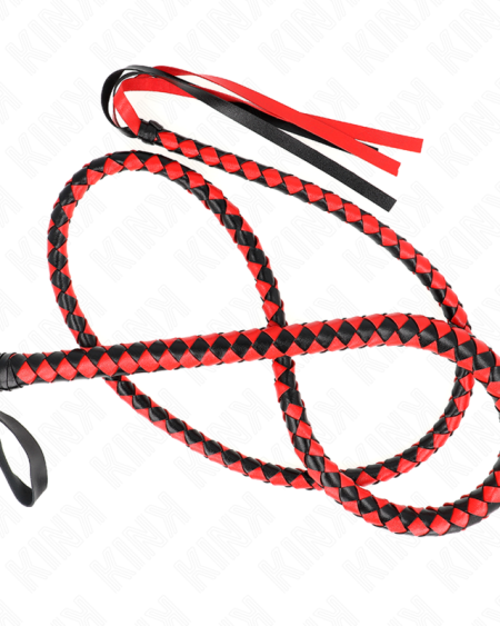 KINK - FOUET LONG SERPENT ROUGE 210 CM