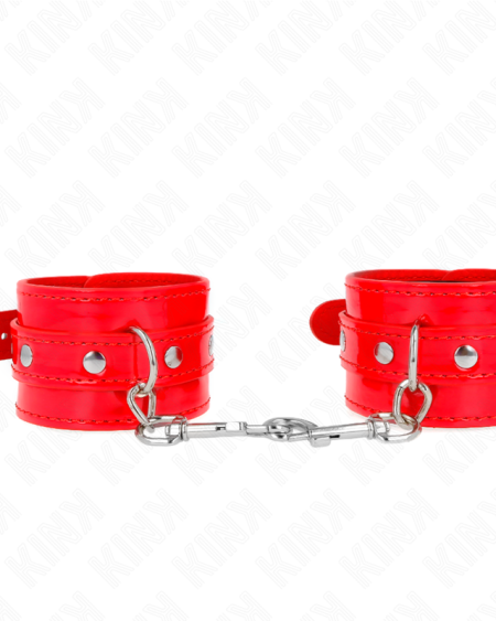 KINK - MANCHETTES BRILLANTES ROUGE AJUSTABLES 23-33 CM