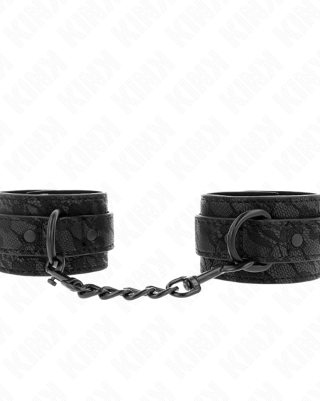 KINK - POIGNETS RECOUVERTS DE DENTELLE FONCÉE RÉGLABLE NOIR 19-26 CM