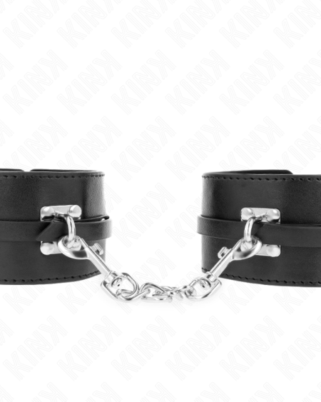 KINK - APPUI-POIGNETS VERROUILLABLES DELUXE NOIR AJUSTABLE 14,5-21 CM X 6 CM