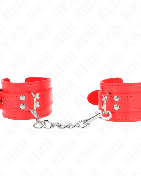 KINK - APPAREILS-POIGNETS SIMPLES ROUGE AJUSTABLES 20-23 CM X 5,5 CM